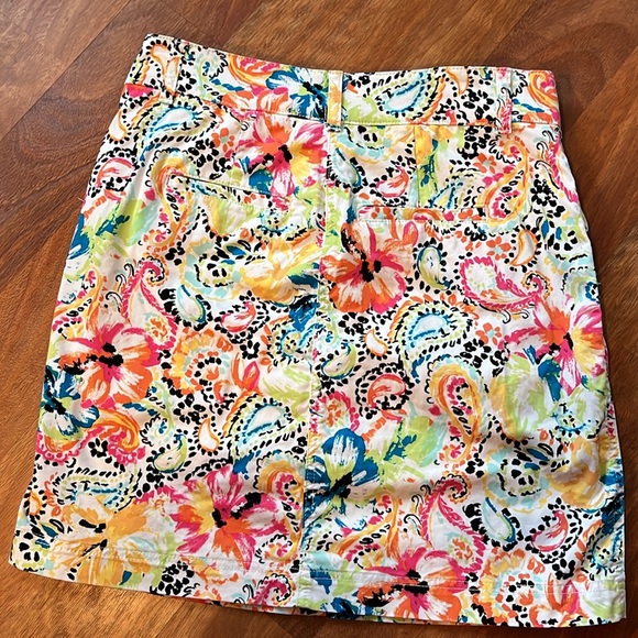 EUC Christopher & Banks flower and paisley skort - Picture 11 of 14